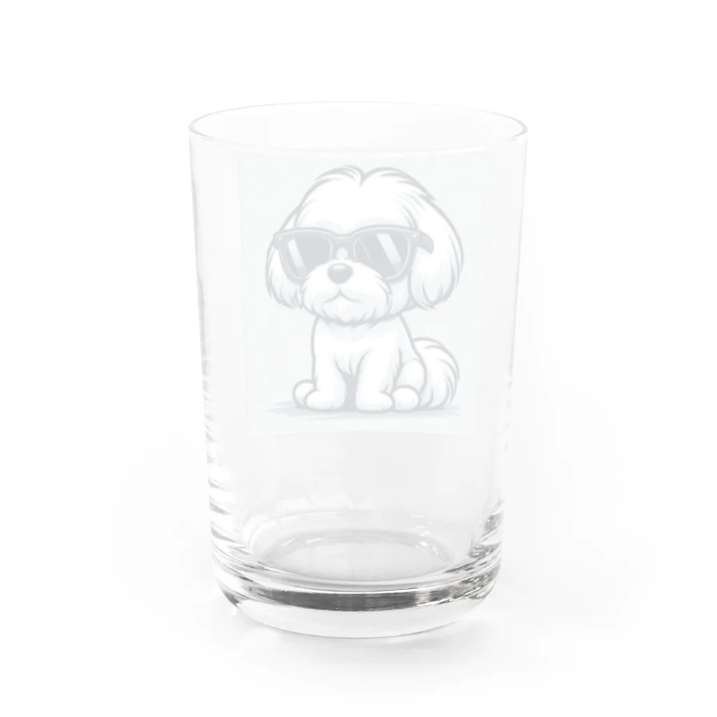 dogfulのスタイリッシュマルチーズ Water Glass :back