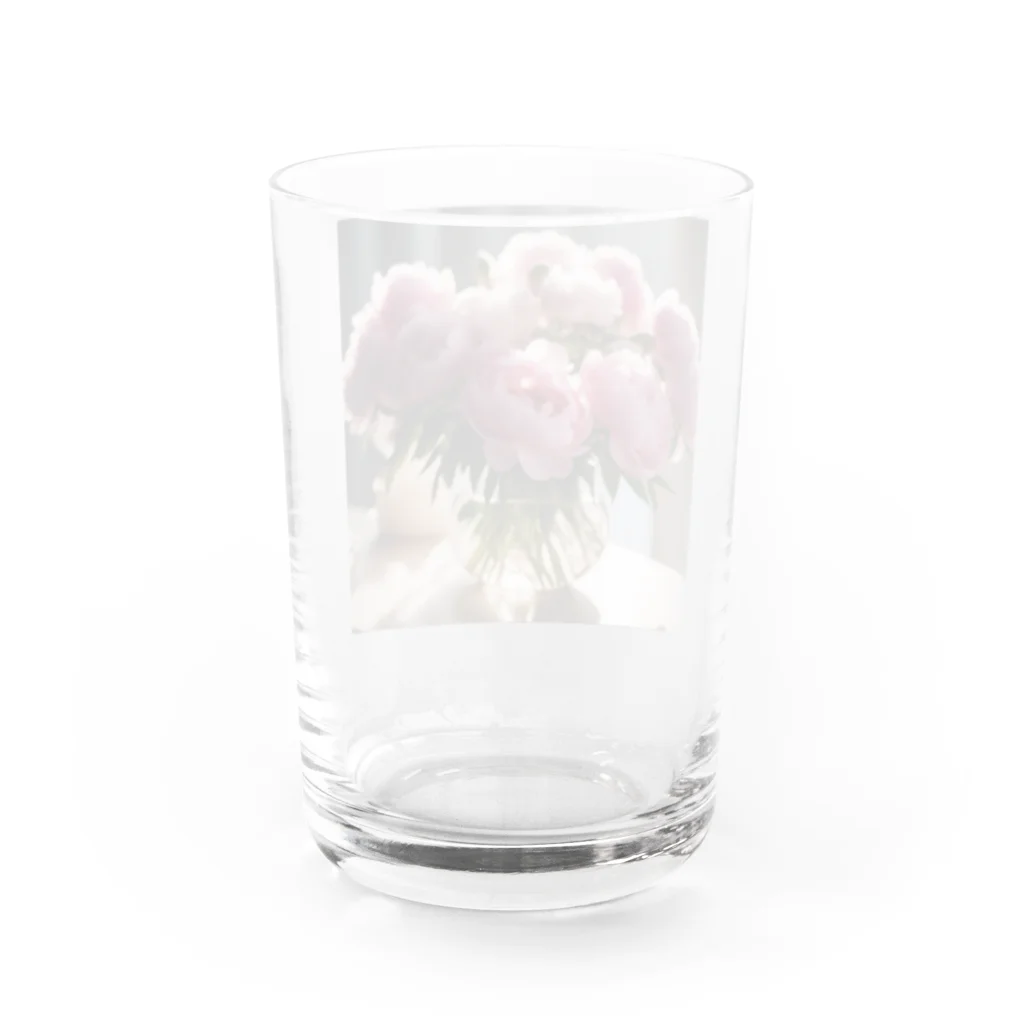 紅茶のピオニー柄 Water Glass :back