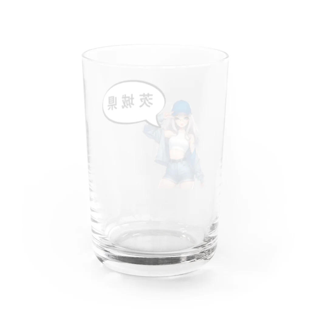 music_japanの茨城ガール（一部両面あり） Water Glass :back