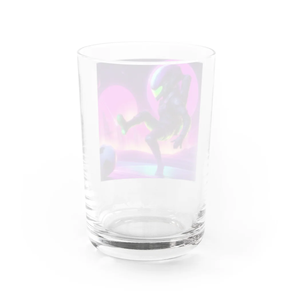 SliceofLifeのサッカーポイゾネス Water Glass :back