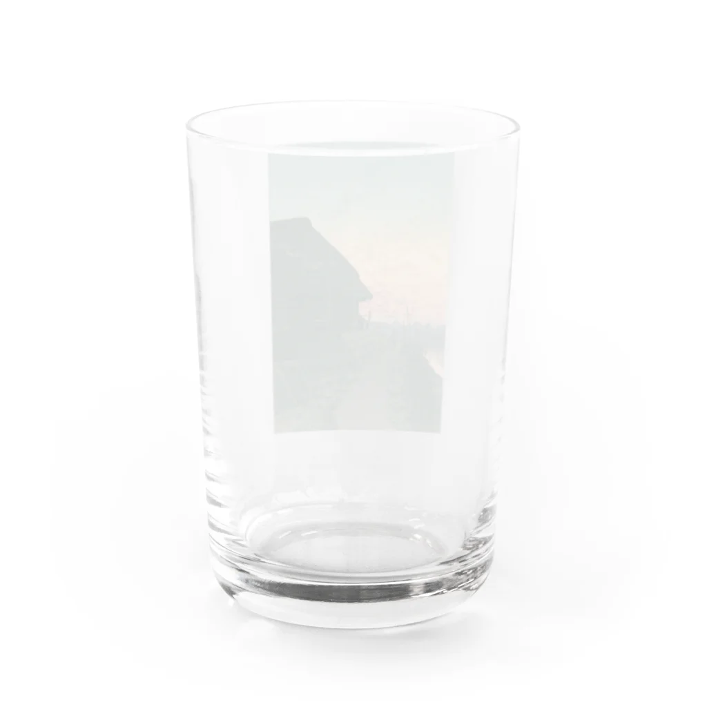 世界美術商店の森ケ崎の夕日 / Sunset at Morigasaki Water Glass :back