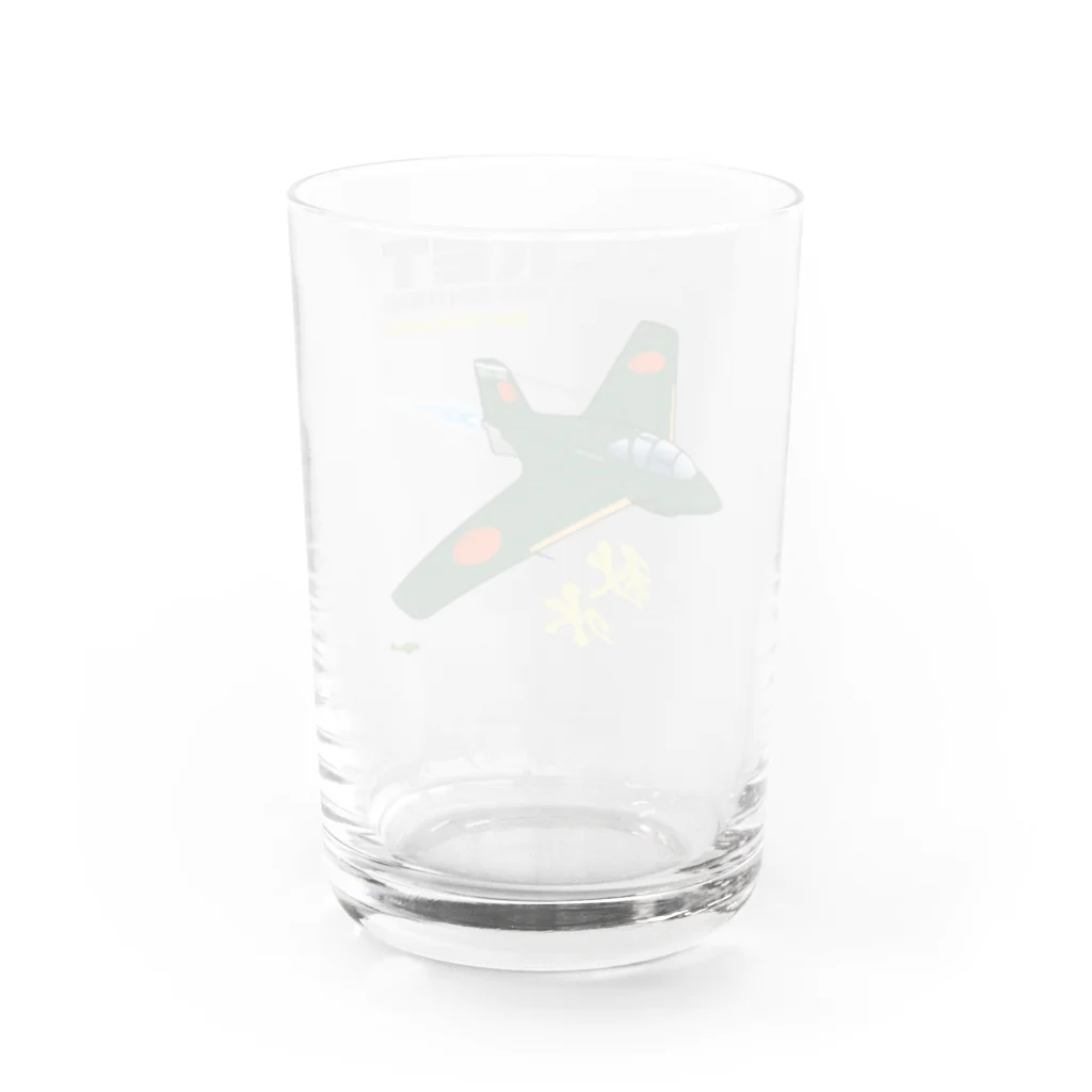 NYAO_AVIATIONの幻の極地戦闘機 秋水（shusui）（海軍312空戦隊仕様）グッズ Water Glass :back