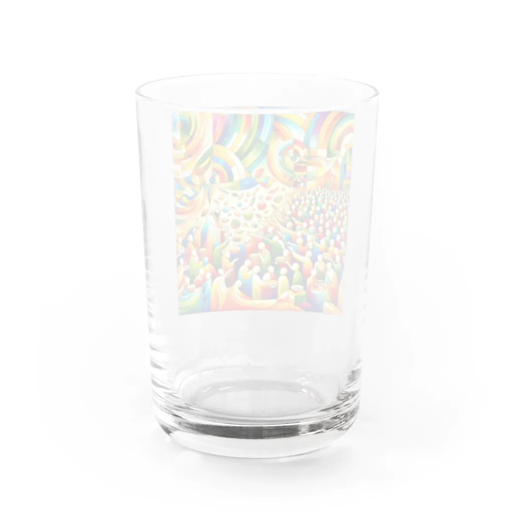 7no70の五千人の給食 Water Glass :back