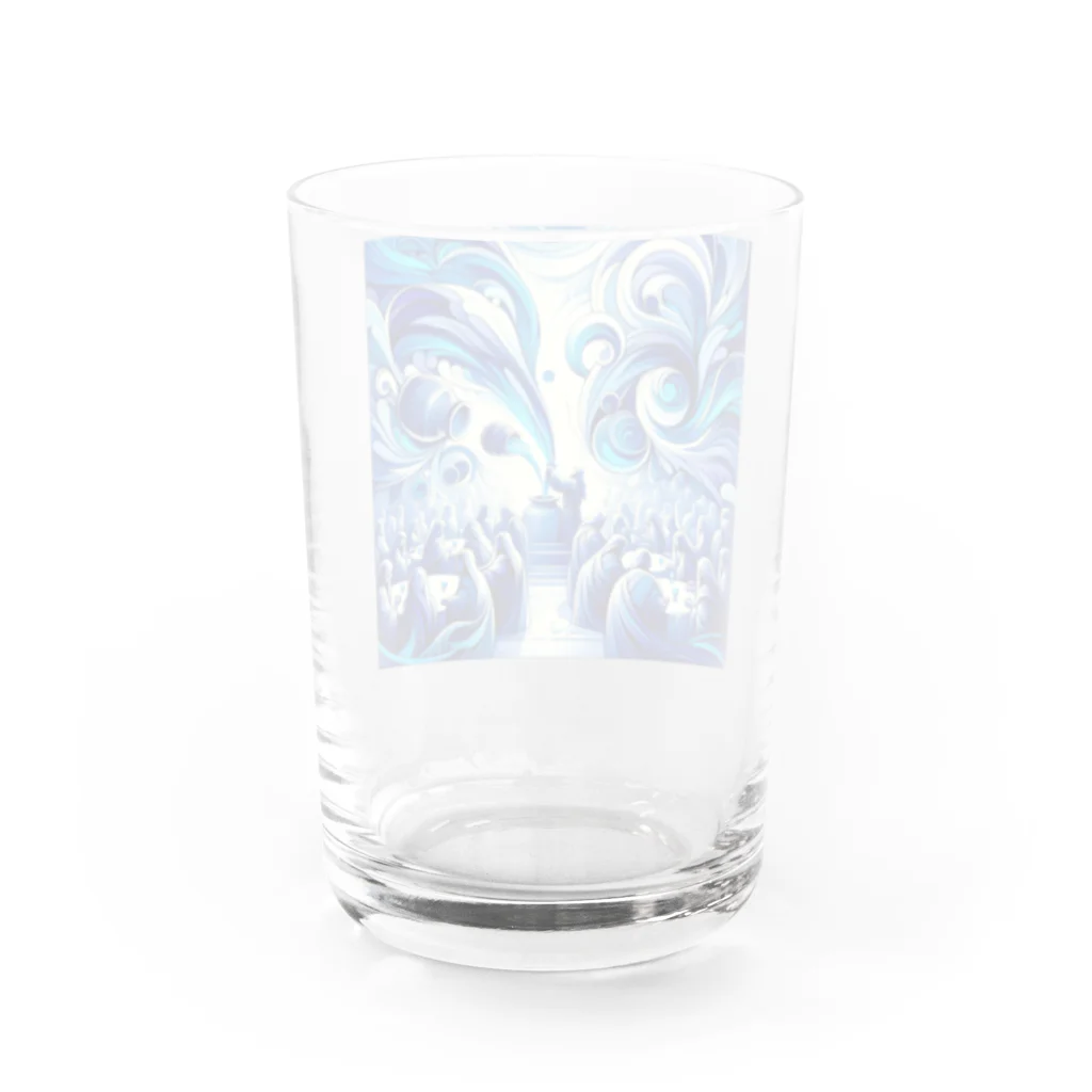 7no70のカナの婚礼 Water Glass :back