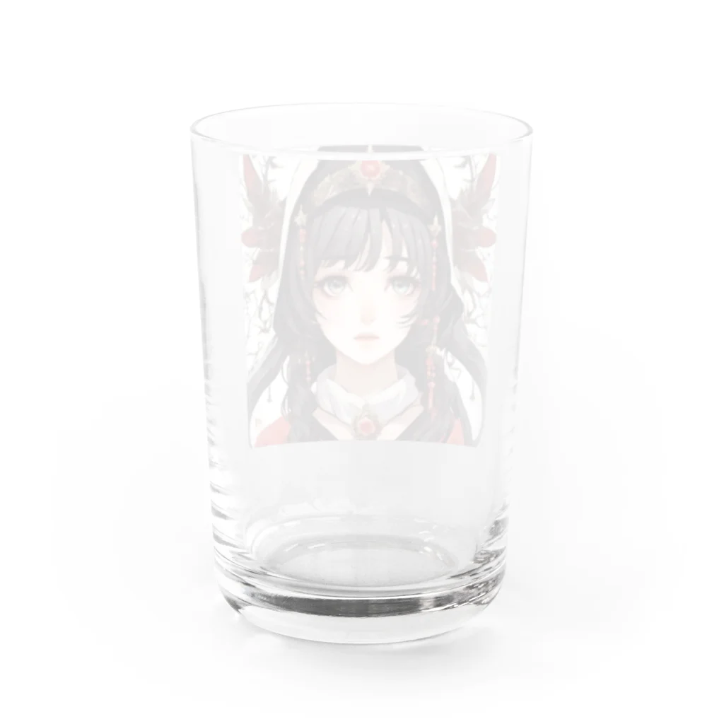 プリンゴブリンのカルト子さん Water Glass :back