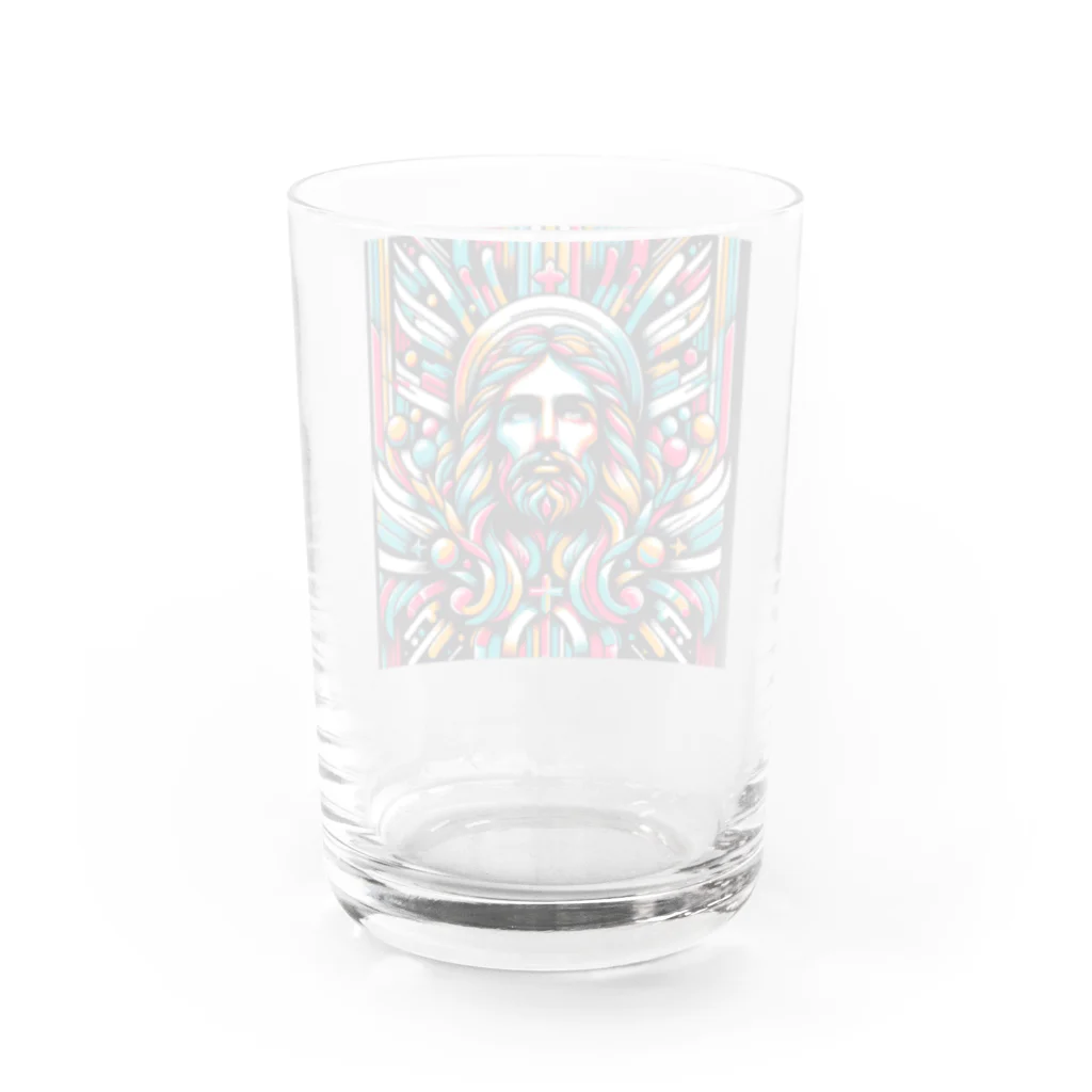 Kuris-DesignのThanks GOD,I'm alive. Water Glass :back