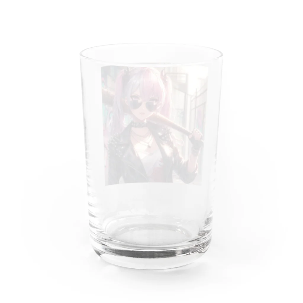 NunPUのスタイリッシュガール Water Glass :back