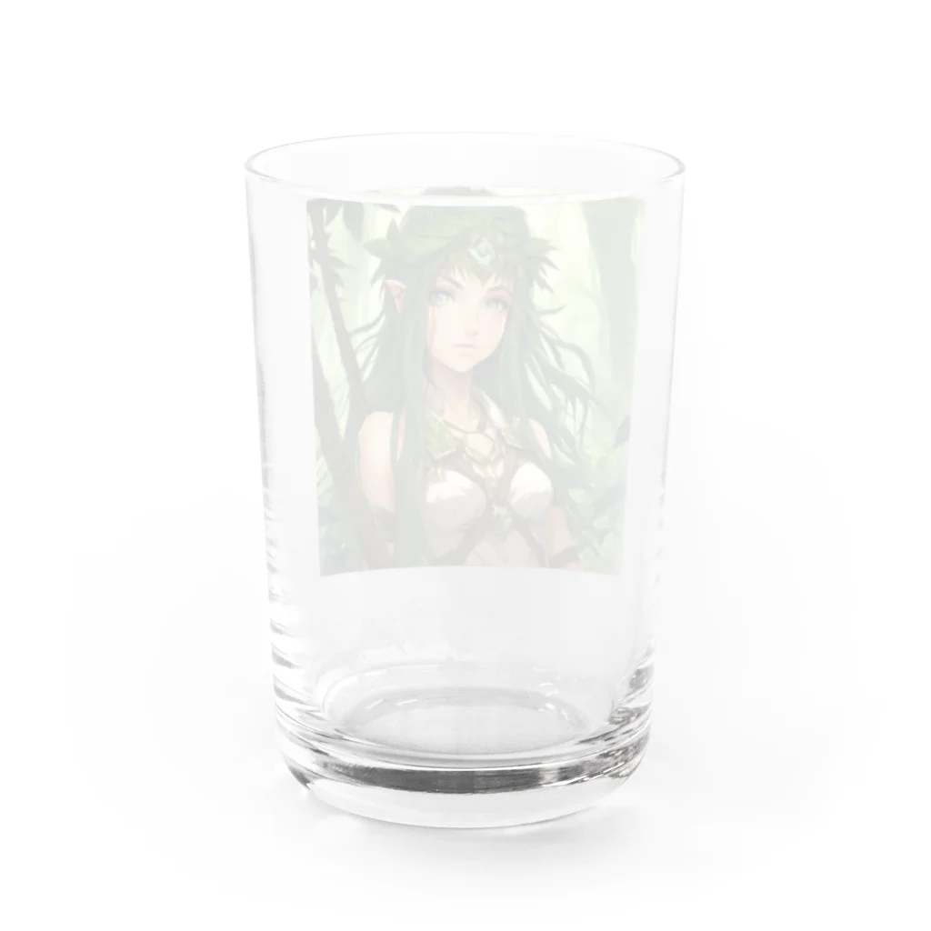 プリンゴブリンのアマゾネス子さん Water Glass :back