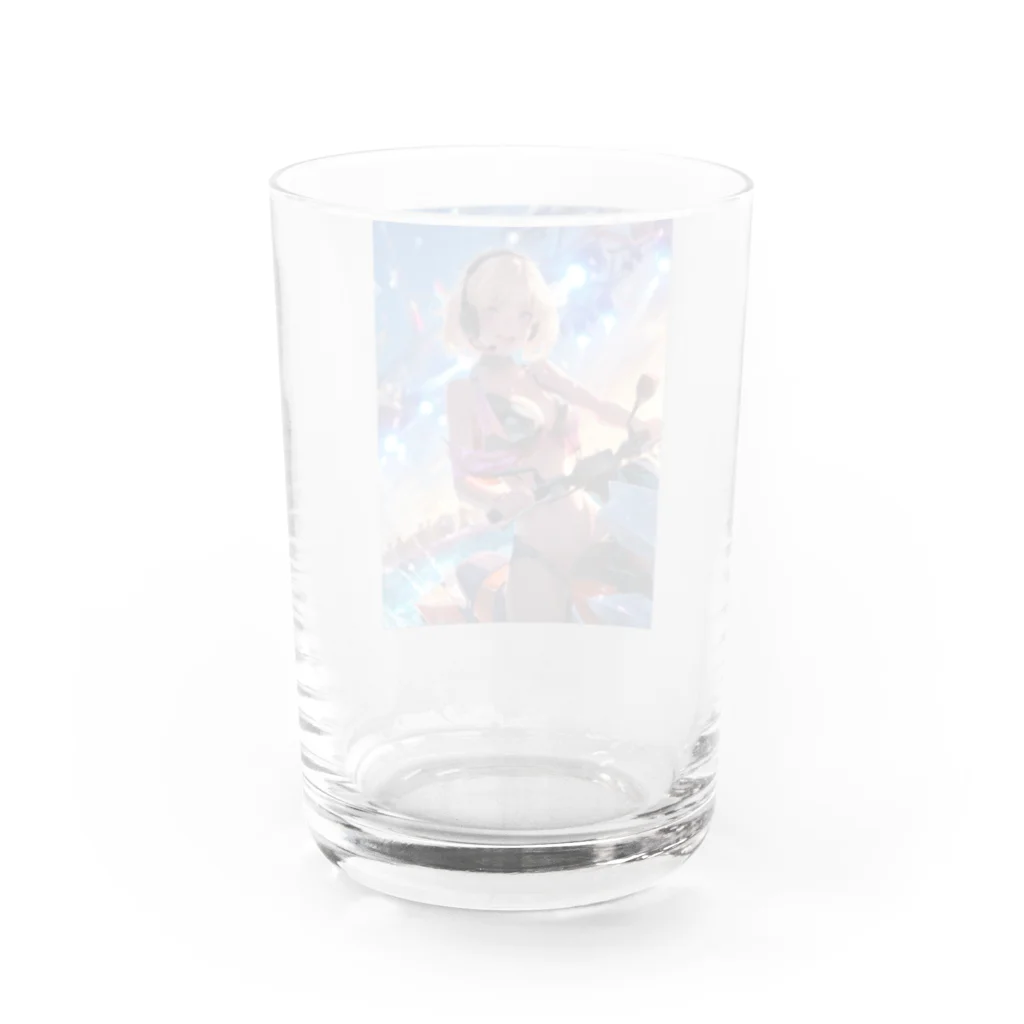 シロクマペンギンの碧海の歌姫 アリア Water Glass :back