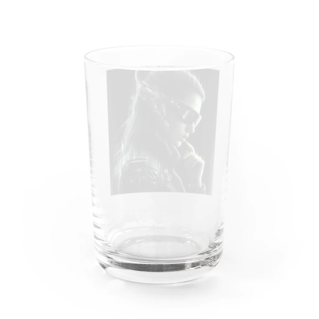 ぴくちゃー55の私の名前はmoon05 Water Glass :back