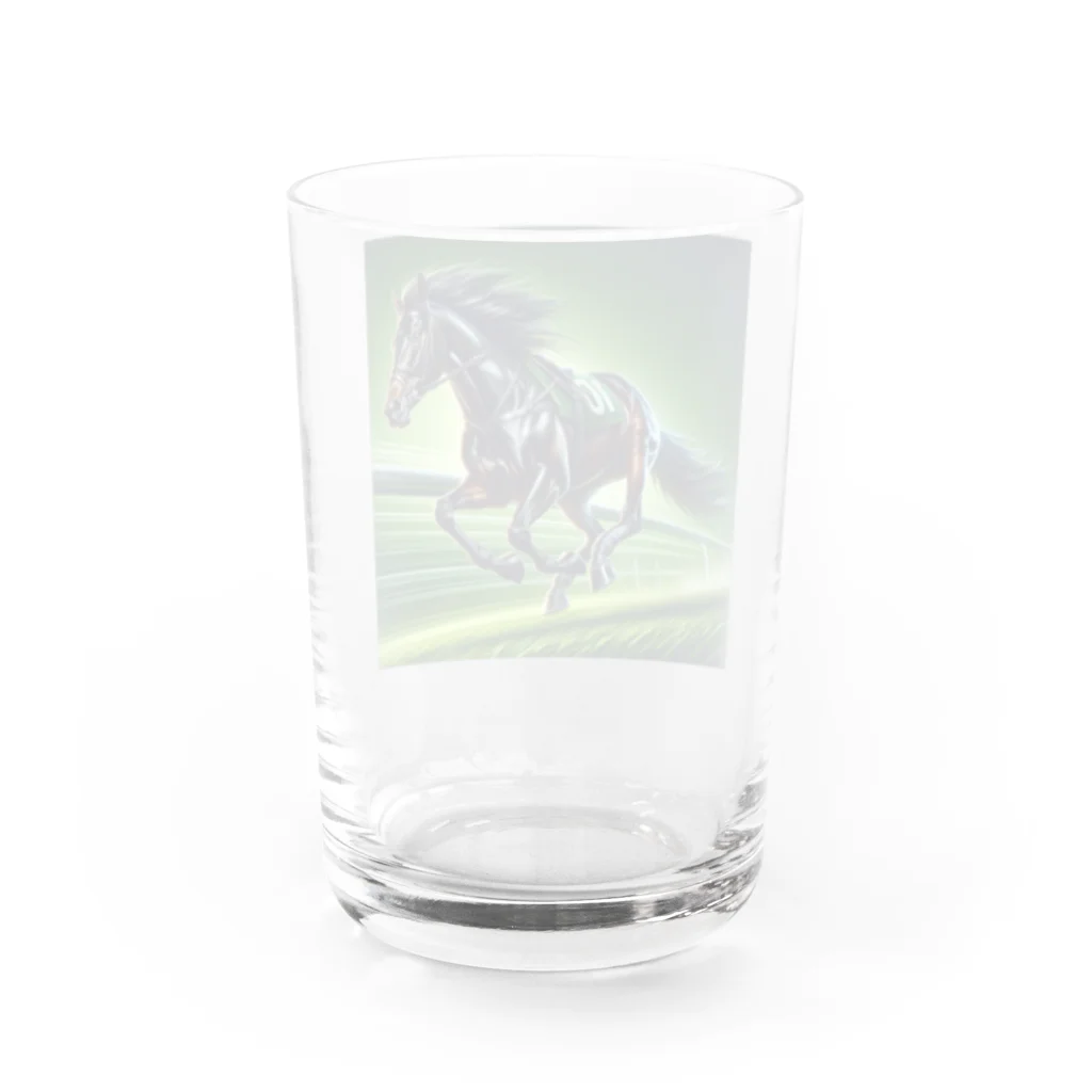 0415heartscryの漆黒の競走馬 Water Glass :back