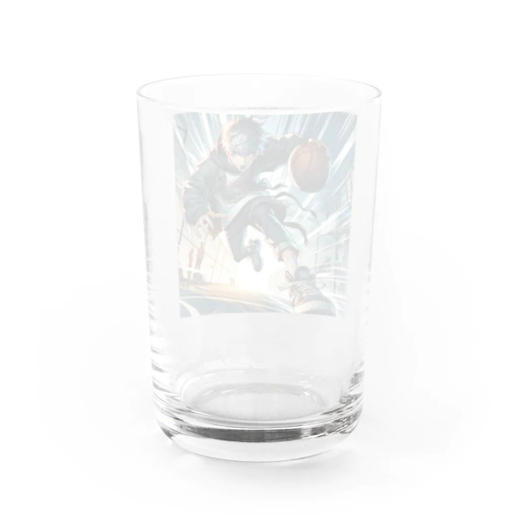 ゴト師の颯太　バスケットボール部 Water Glass :back