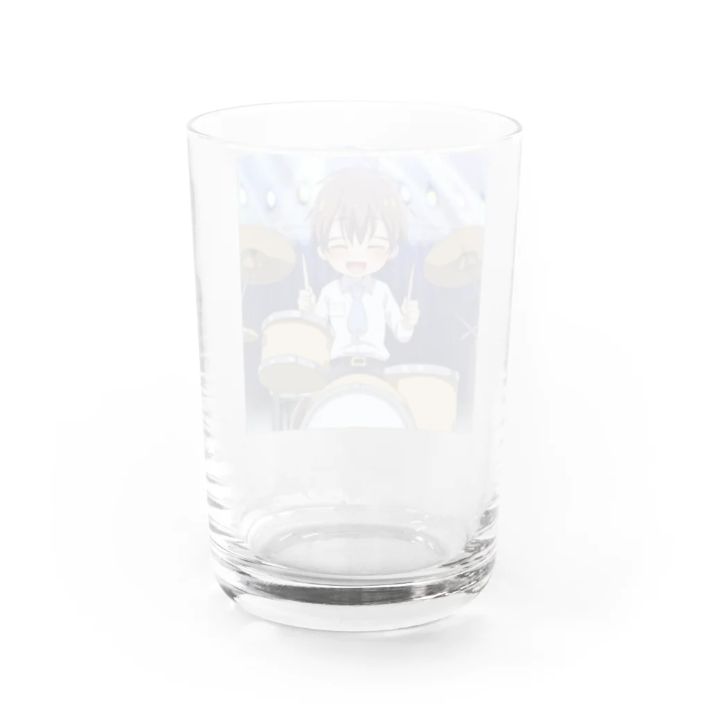 なお（ｻﾗﾘｰﾏﾝ）＠AI使って情報発信中のドラマー＠サラリーマン Water Glass :back