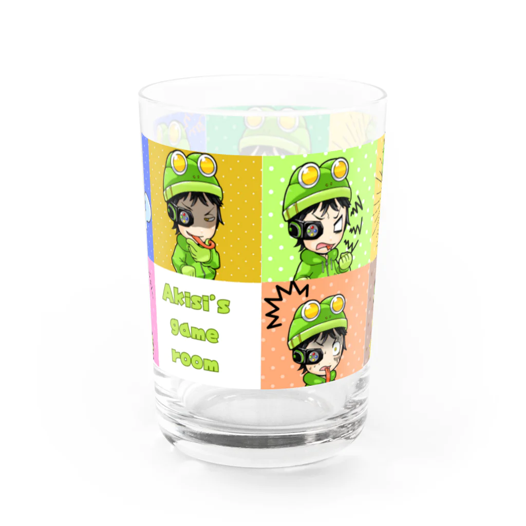 アキシのゲーム部屋 公式ショップのAKISI's game room　グラス Water Glass :back