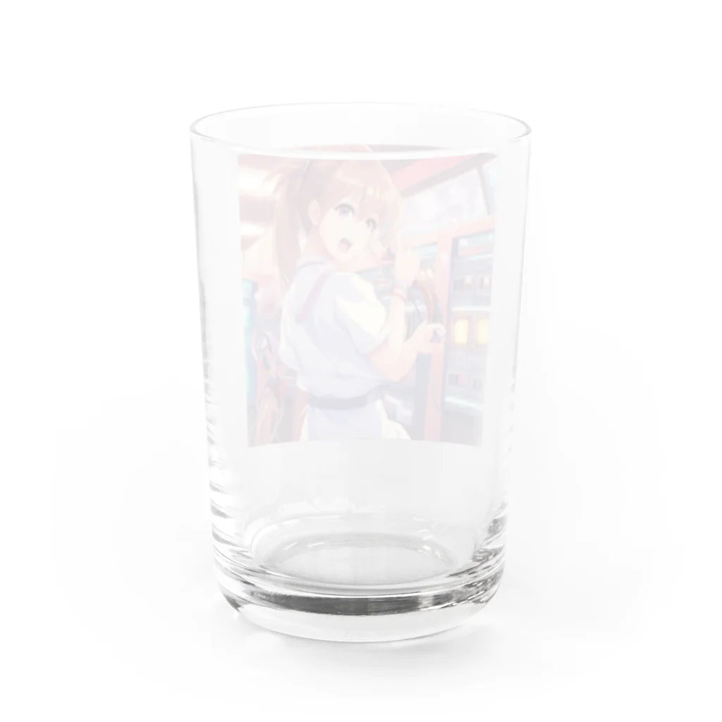 アニメ好きの野生味溢れる店J JK専門店の電気系ポーニーテールJK　 Water Glass :back