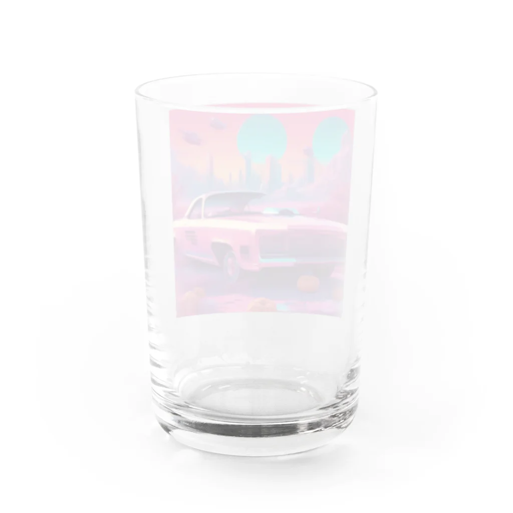 宇宙屋さんの宇宙を駆ける未来の車 Water Glass :back