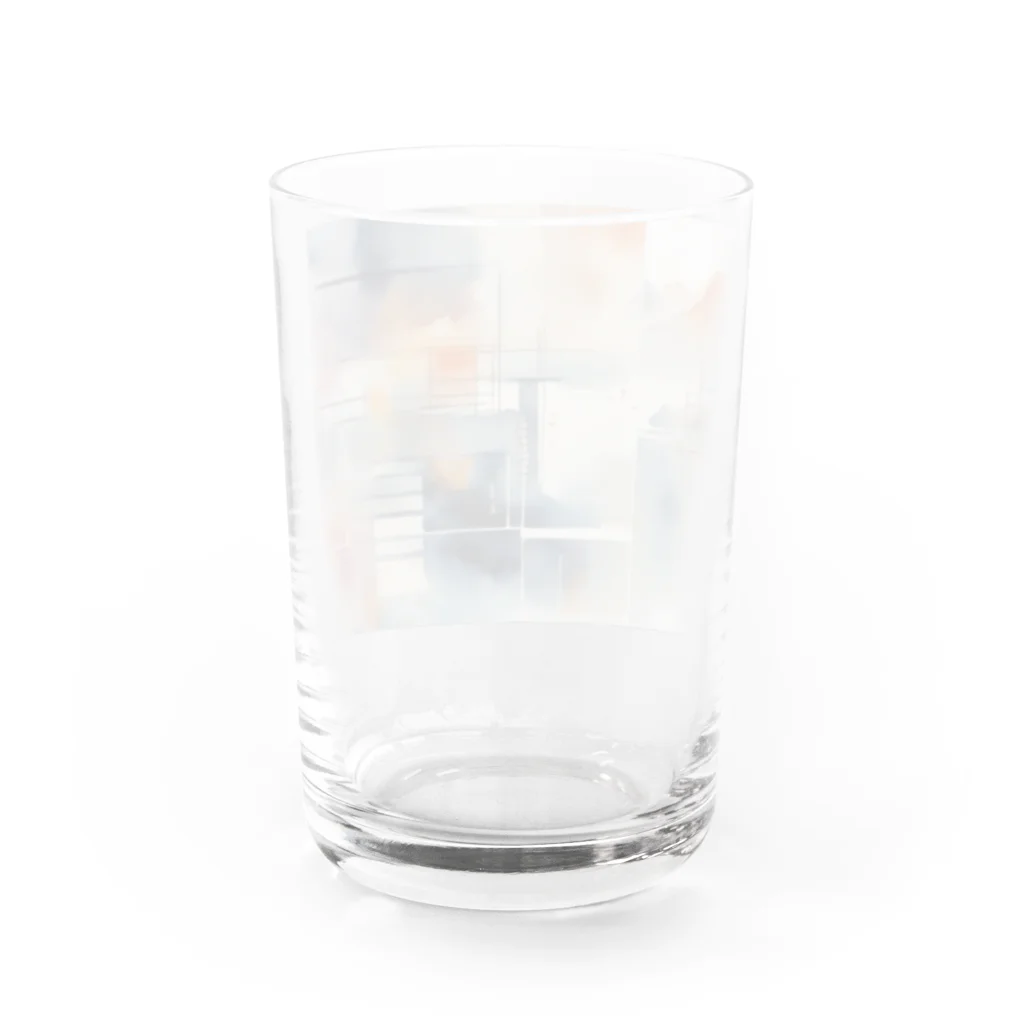 テフラんずの淡すぎる風景 Water Glass :back