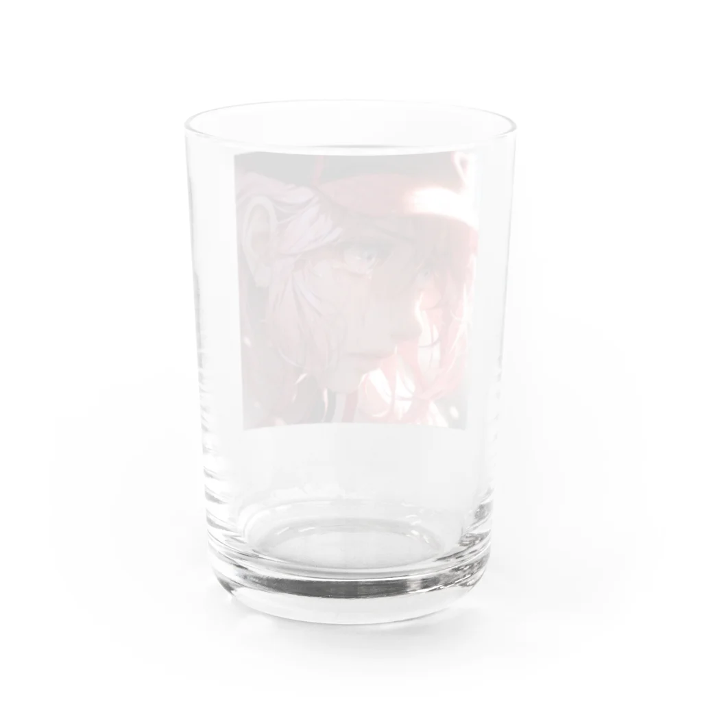 ぶーたんの闘志 Water Glass :back