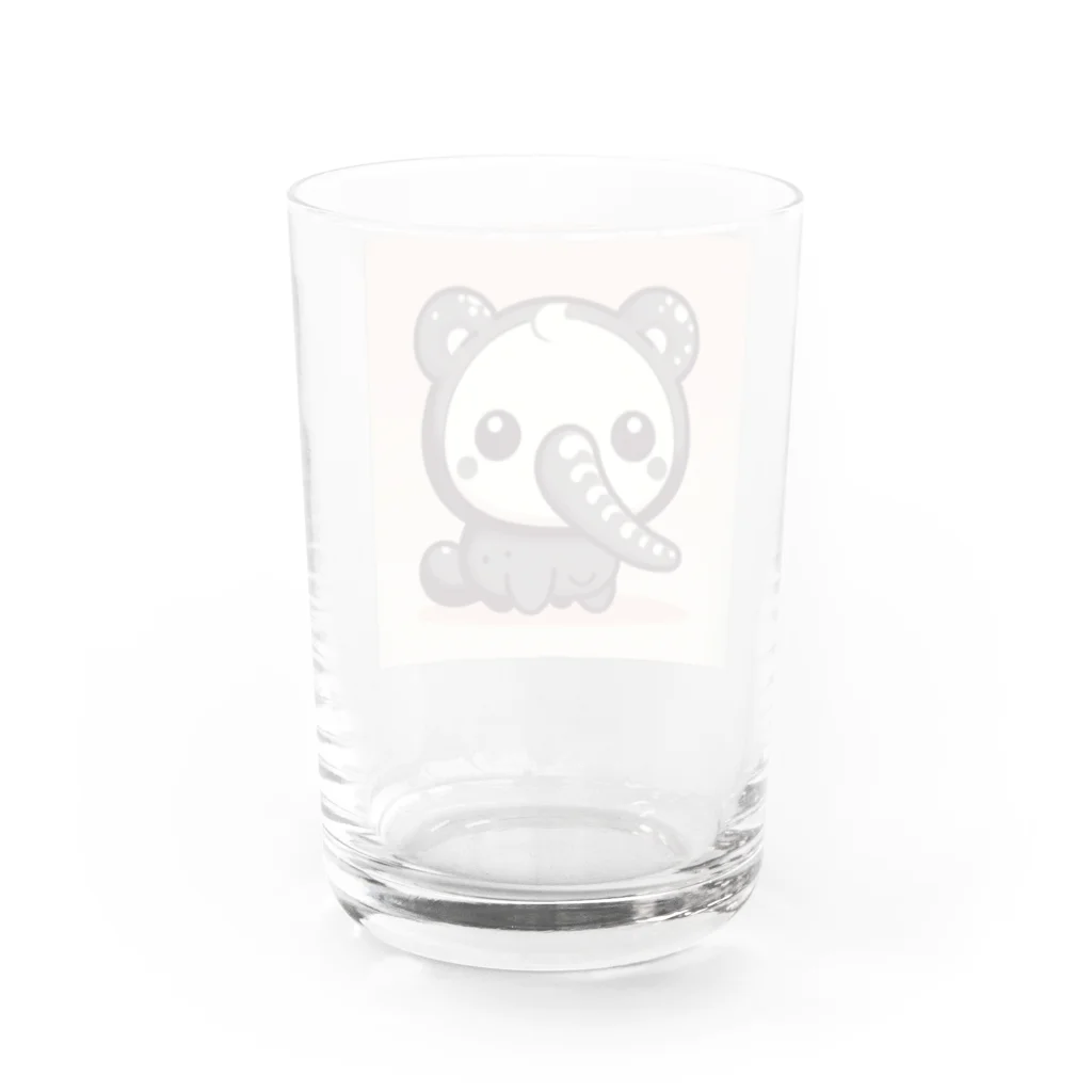 gogodiggerのゾウパンダ Water Glass :back