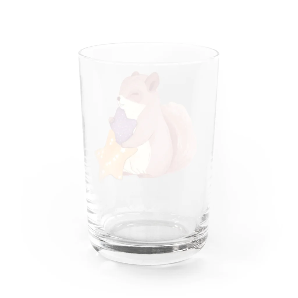 叶和の星が好きなリスのりり Water Glass :back