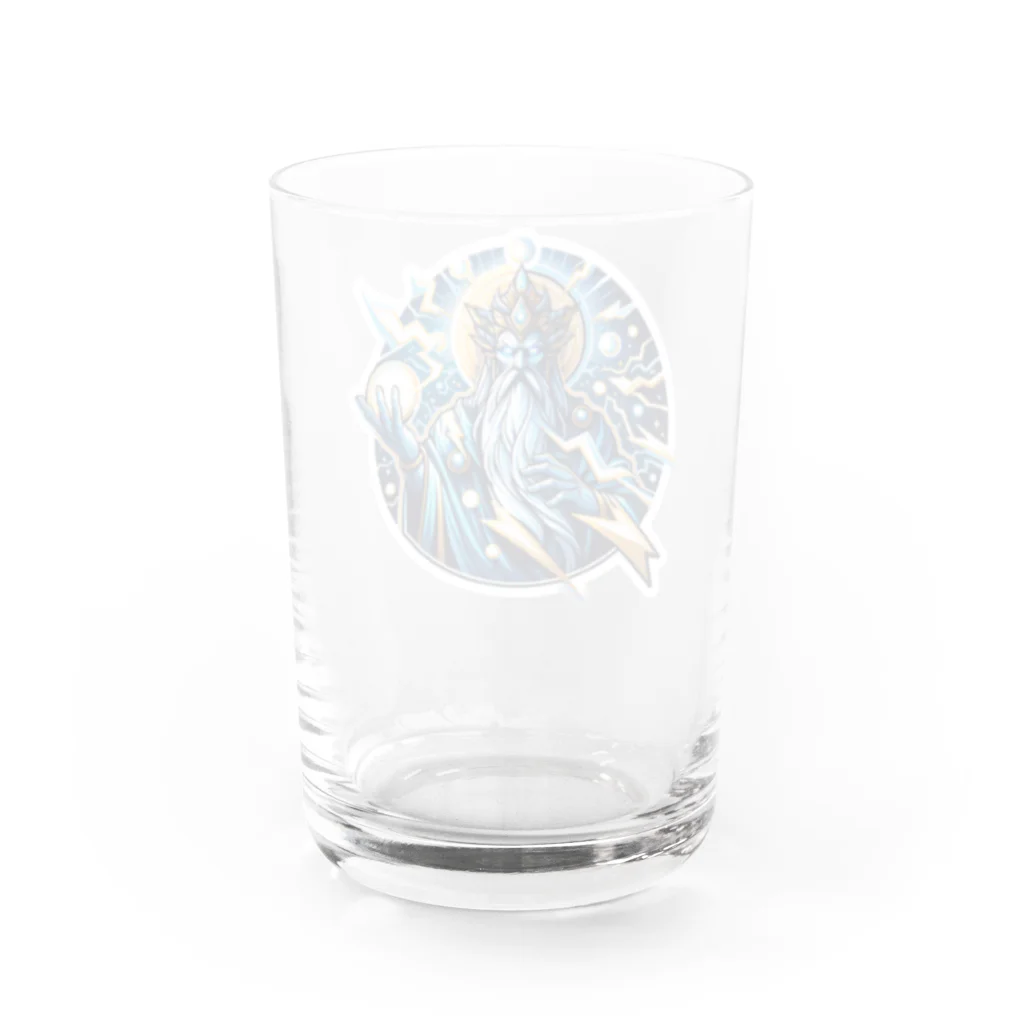 かーふくんのあがきショップの雷鳴のソラリオン Water Glass :back