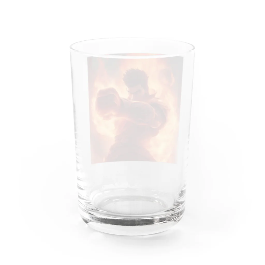 某アニメ風グッズのファイアーフューリー・フェニックス Water Glass :back