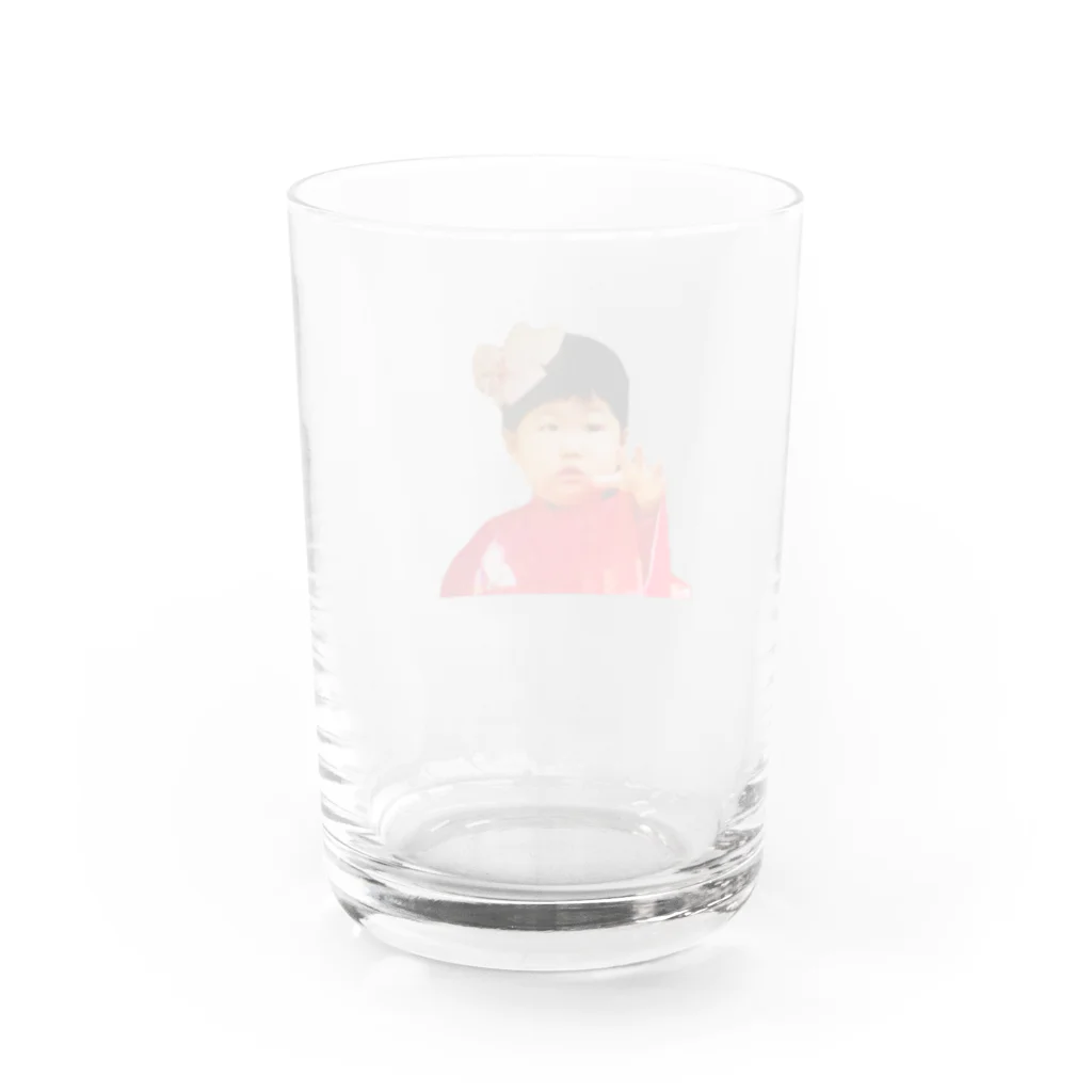 たらの念。 Water Glass :back