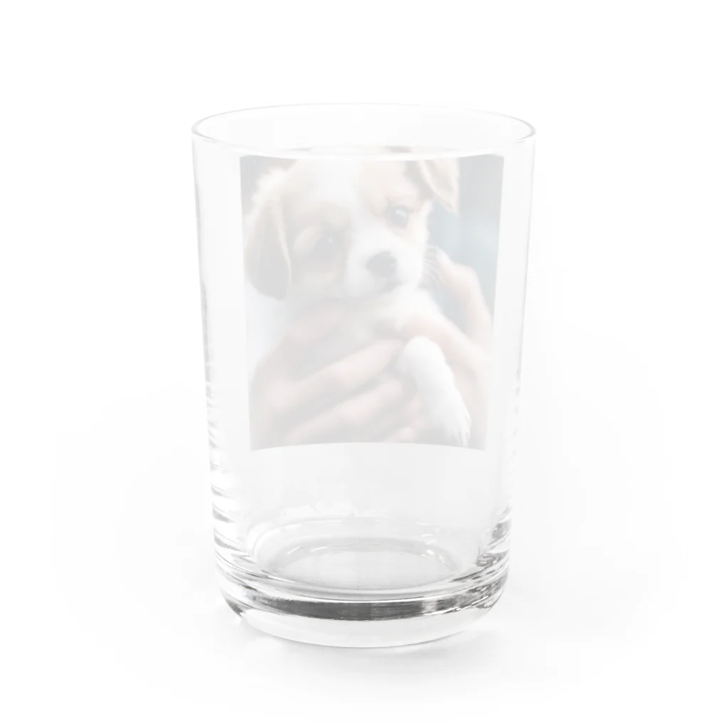 maru1515のわんこ Water Glass :back