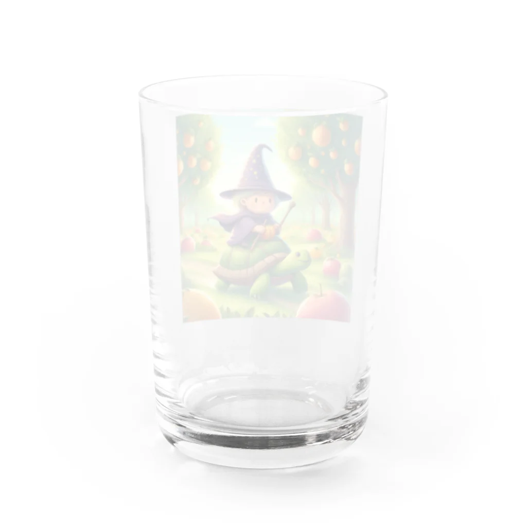 風光と妖精の森で探検 Water Glass :back