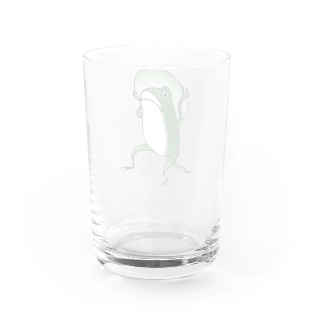 LaFioreの金魚づくし　カエルA　クリア Water Glass :back