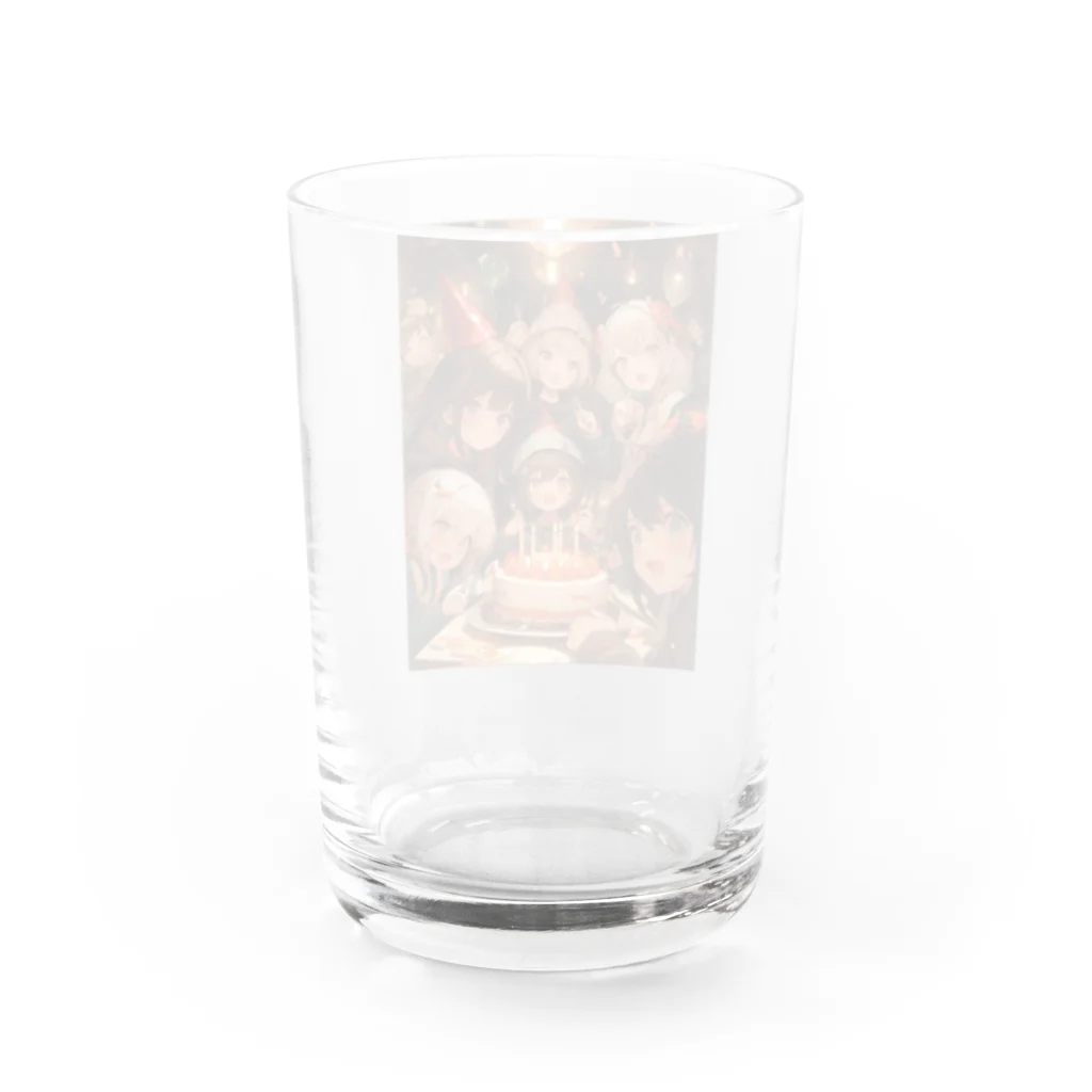 AQUAMETAVERSEの誕生日パーティーだ アメジスト 2846 Water Glass :back