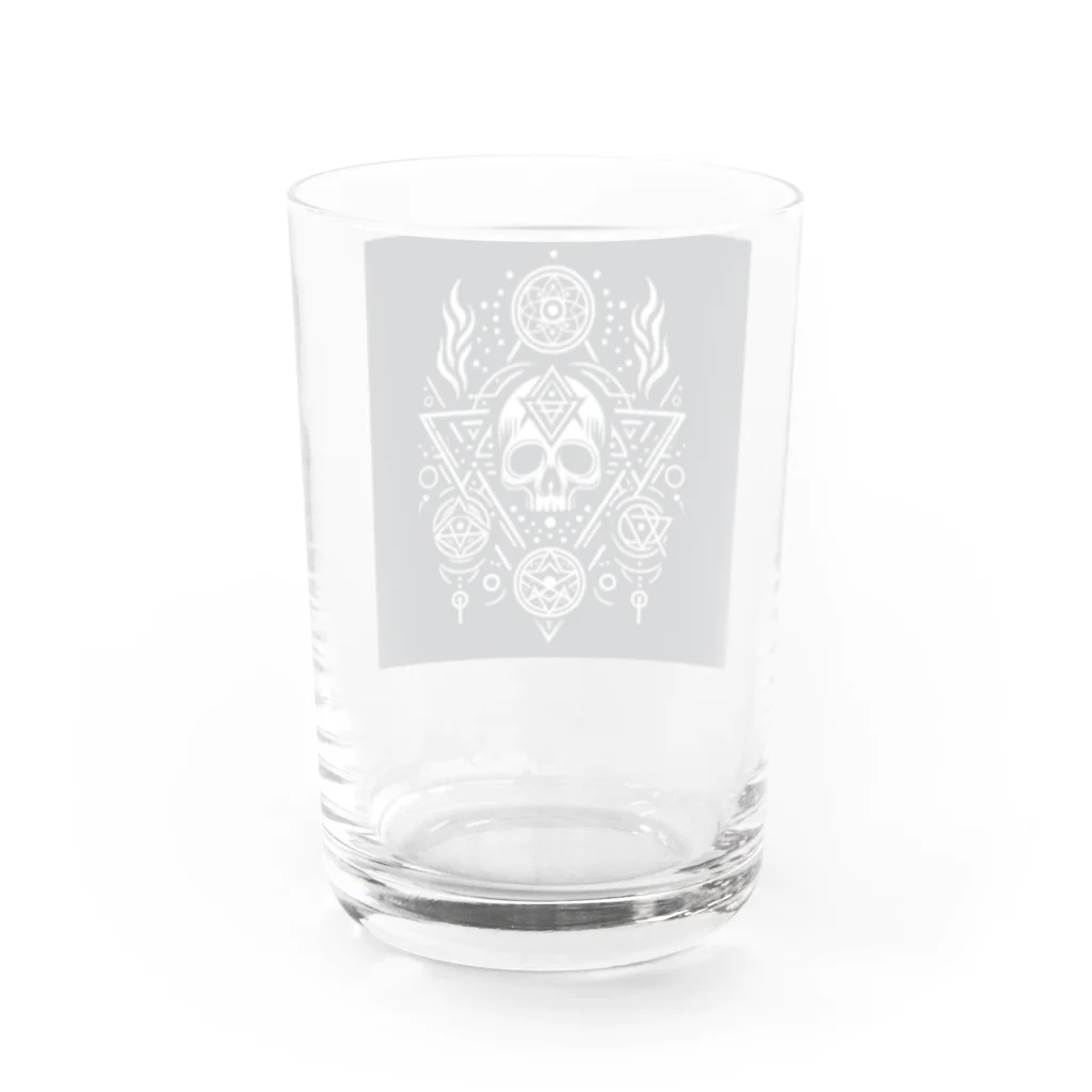 kotarou_92のユニークなスカル Water Glass :back