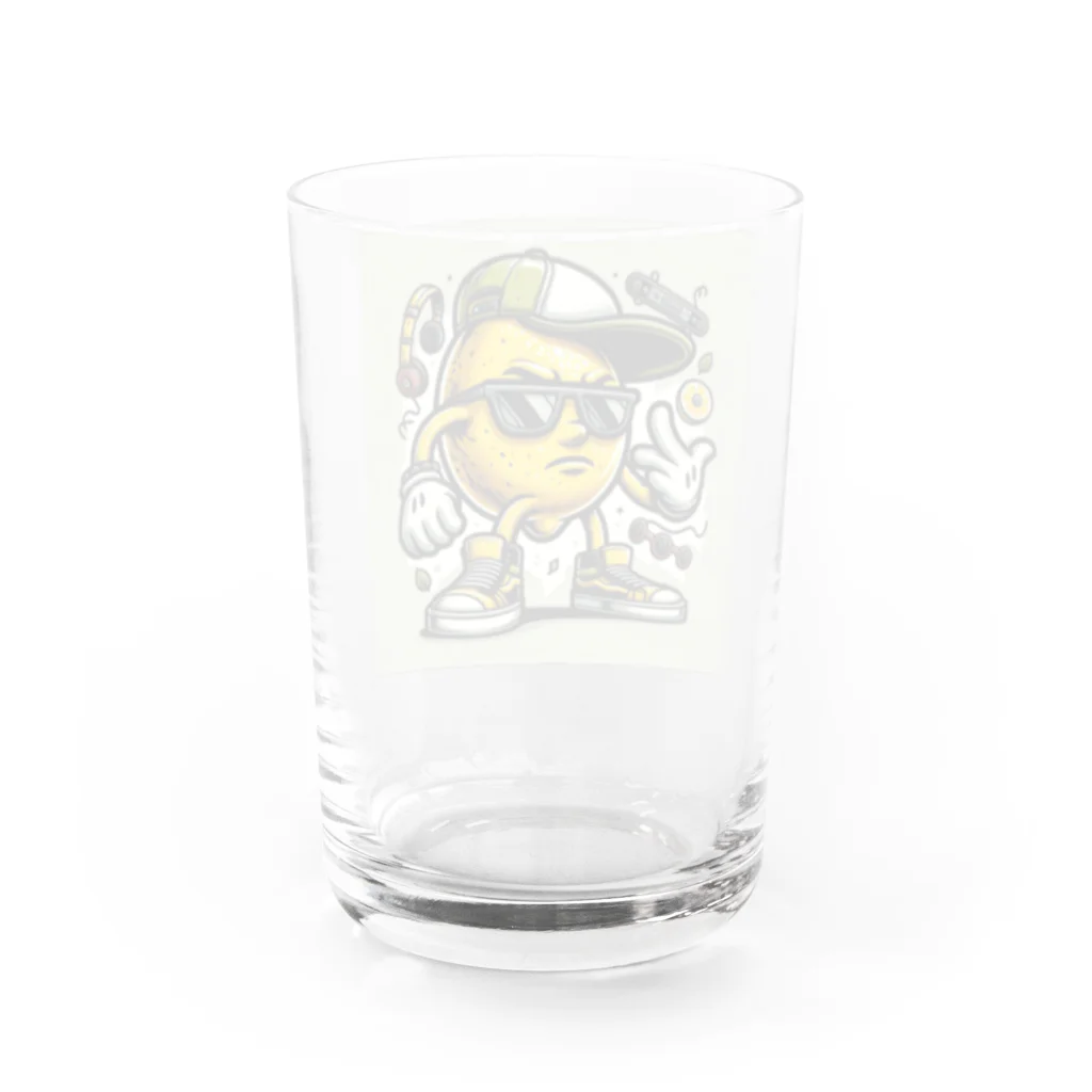 MonkeyGORILLAのワイルドレモン Water Glass :back