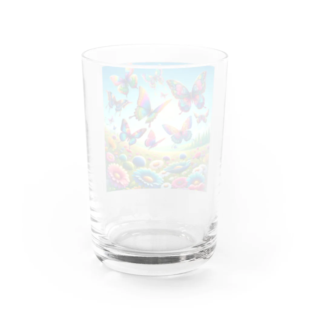 すずらん24の幸運のお花畑 Water Glass :back