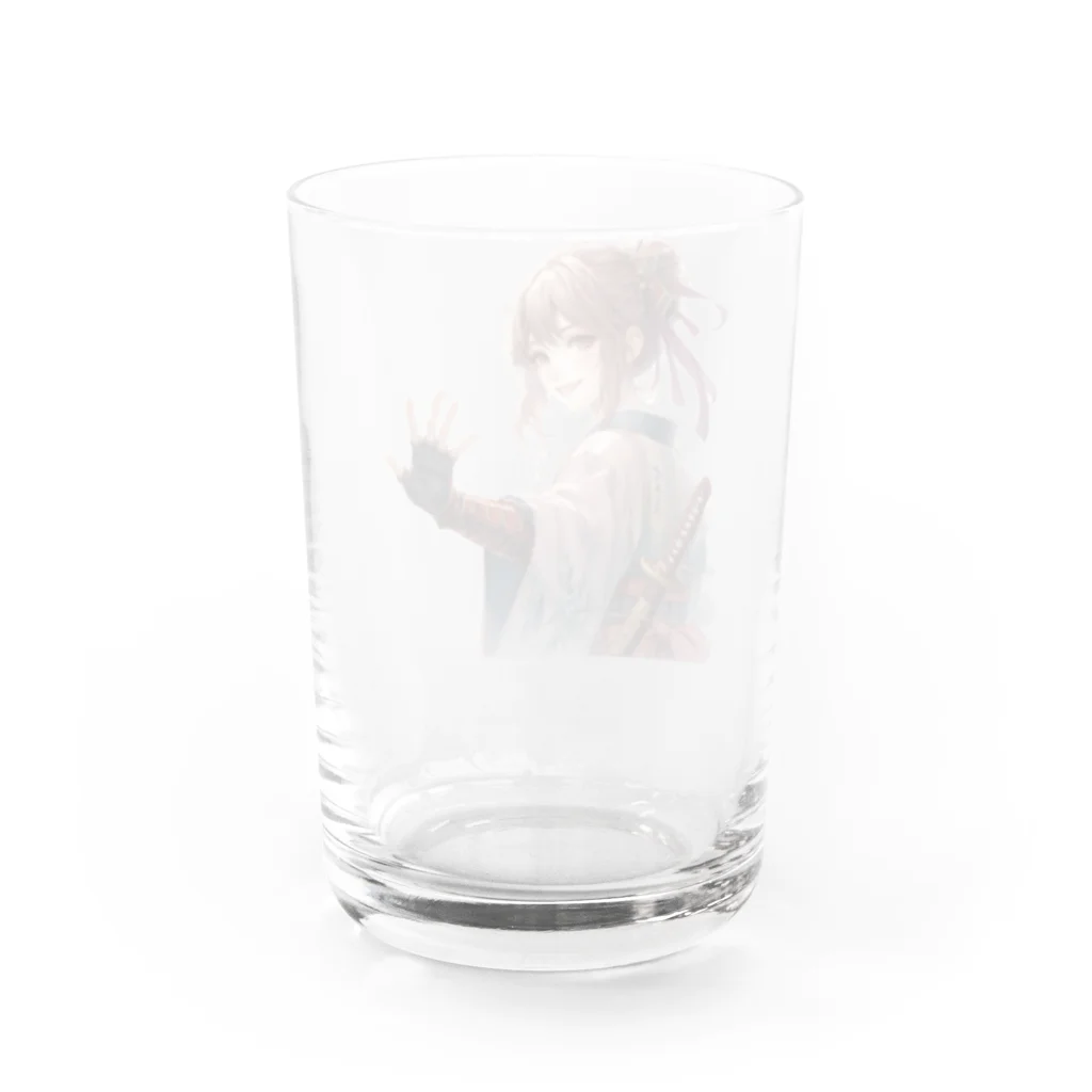 chocotamaの侍女子 Water Glass :back