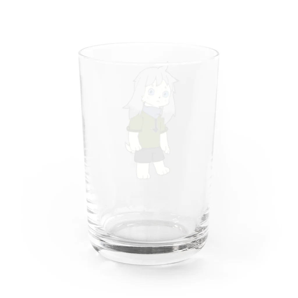 おかか工房のロップくん Water Glass :back