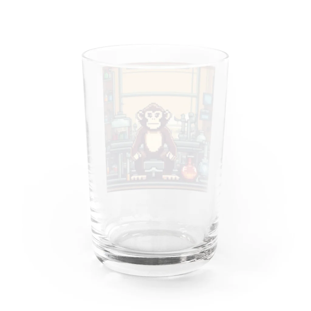 fashionartistarの実験をしているサル Water Glass :back