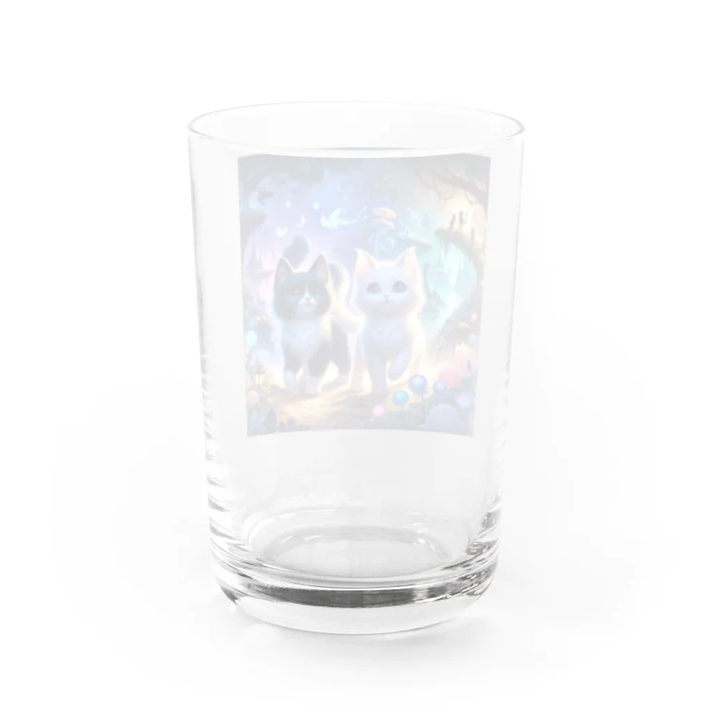 katohkouchiの夢幻の森の小さな冒険者たち Water Glass :back
