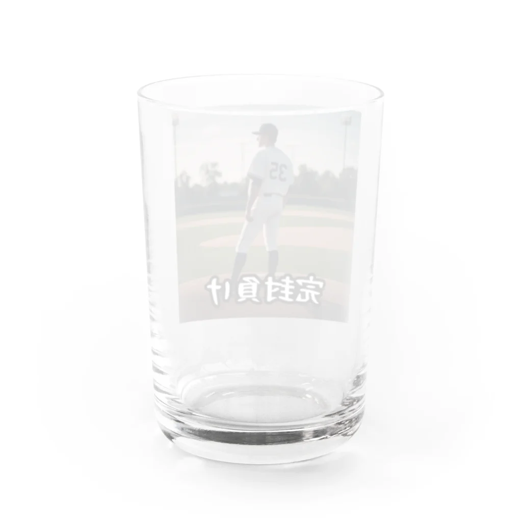 某アニメ風グッズの【完封負け】 Water Glass :back