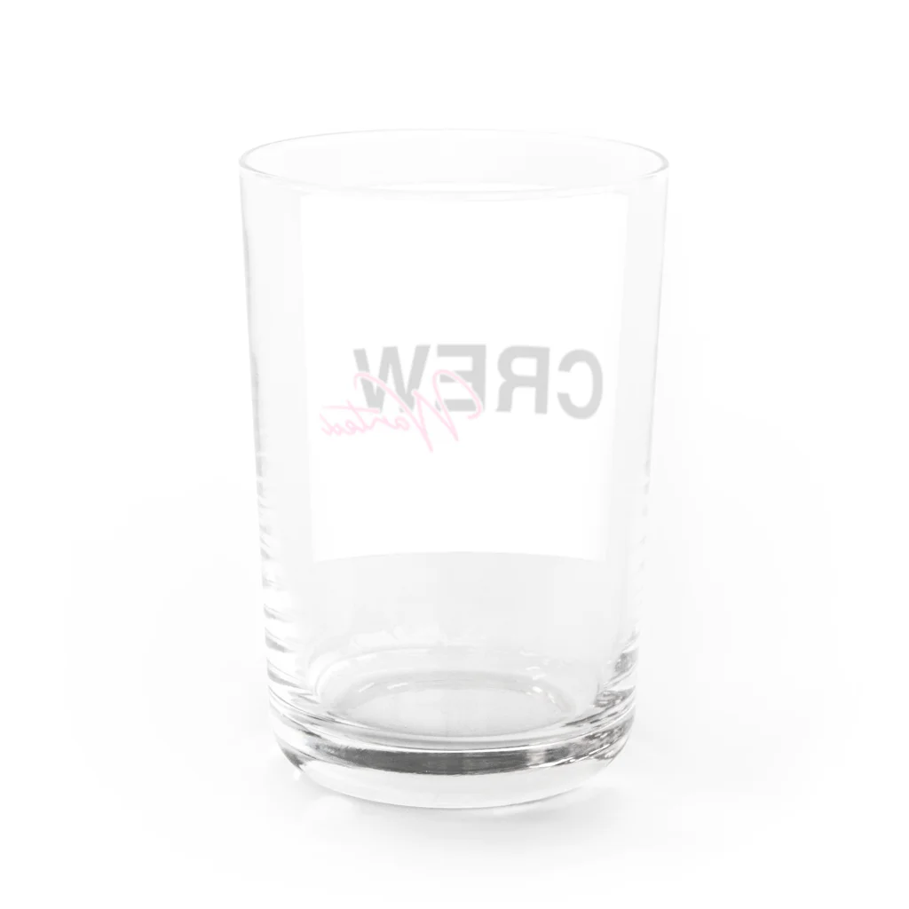 crew wantedのCREW WANTED Water Glass :back