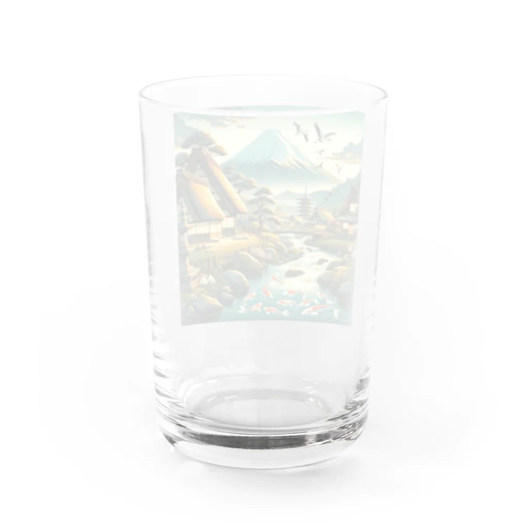 すずらん24の古き良き日本の風情 Water Glass :back