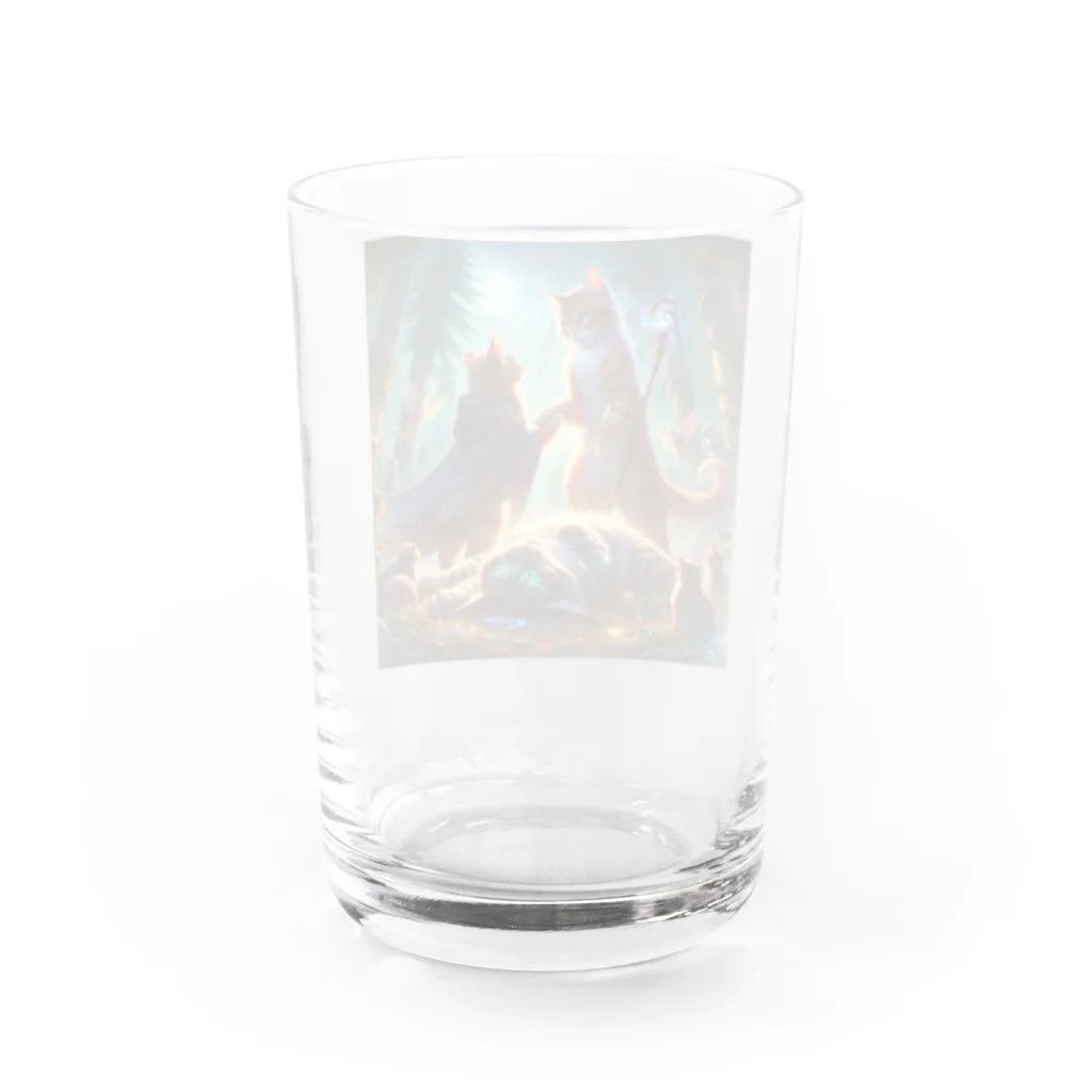 katohkouchiの勝利の光：魔法の森の戦士たち Water Glass :back