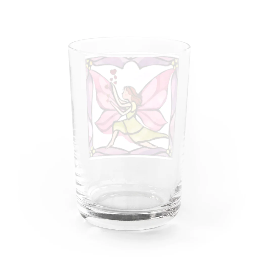 かるるんショップの幸せを運ぶ妖精 Water Glass :back