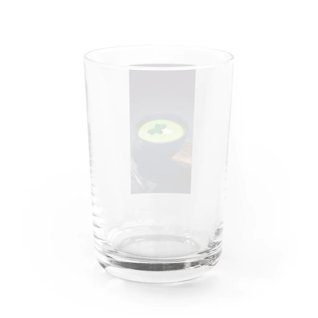 SWQAの野菜スムージー Water Glass :back
