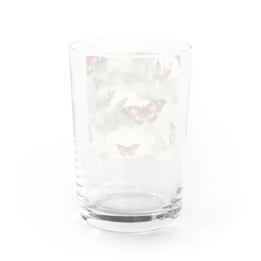 PRINCESSの現実の蝶 Water Glass :back