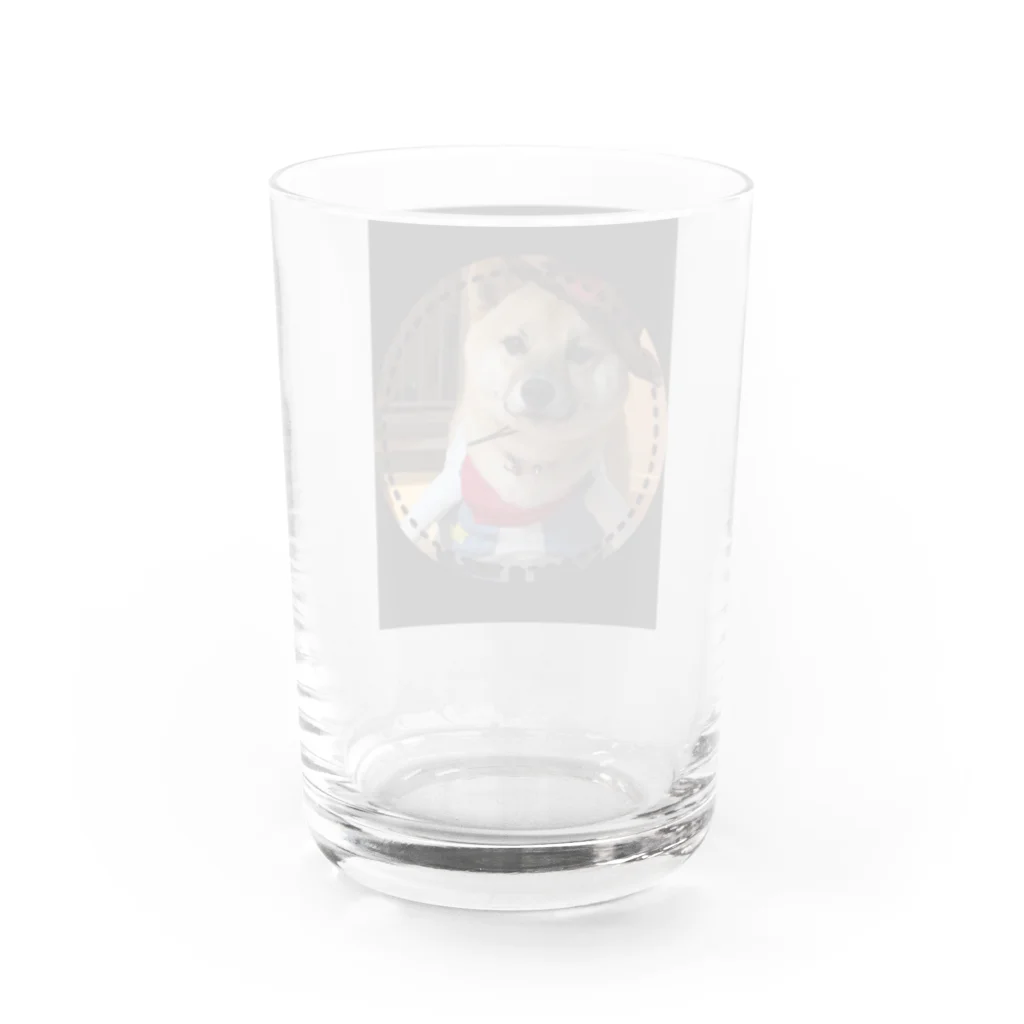 117hibikiの柴犬COOUo･ｪ･oU Water Glass :back