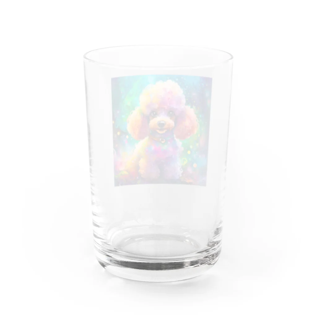 DREAMHOUSEのプードル犬 Water Glass :back