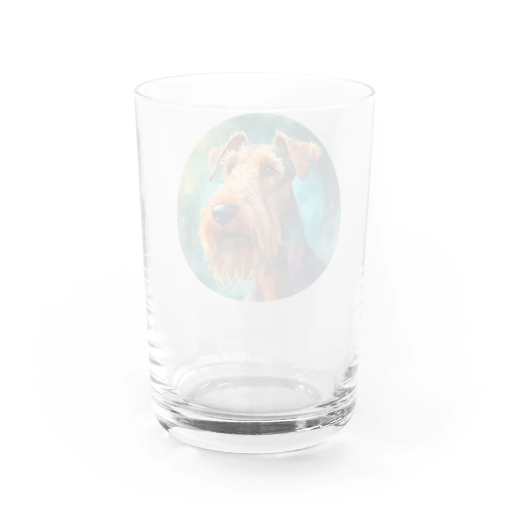 DREAMHOUSEのエアデールテリア Water Glass :back