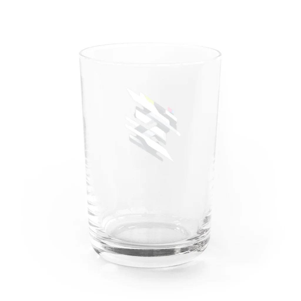 たまちのフューチャリスティック Water Glass :back