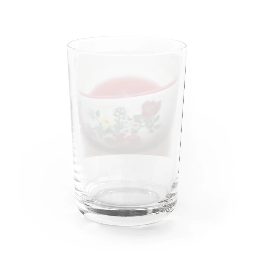 STELLAREOのローズティーフラワー Water Glass :back